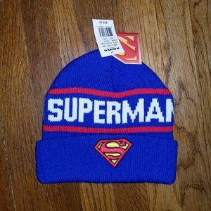 DC comics Superman winter knit hat